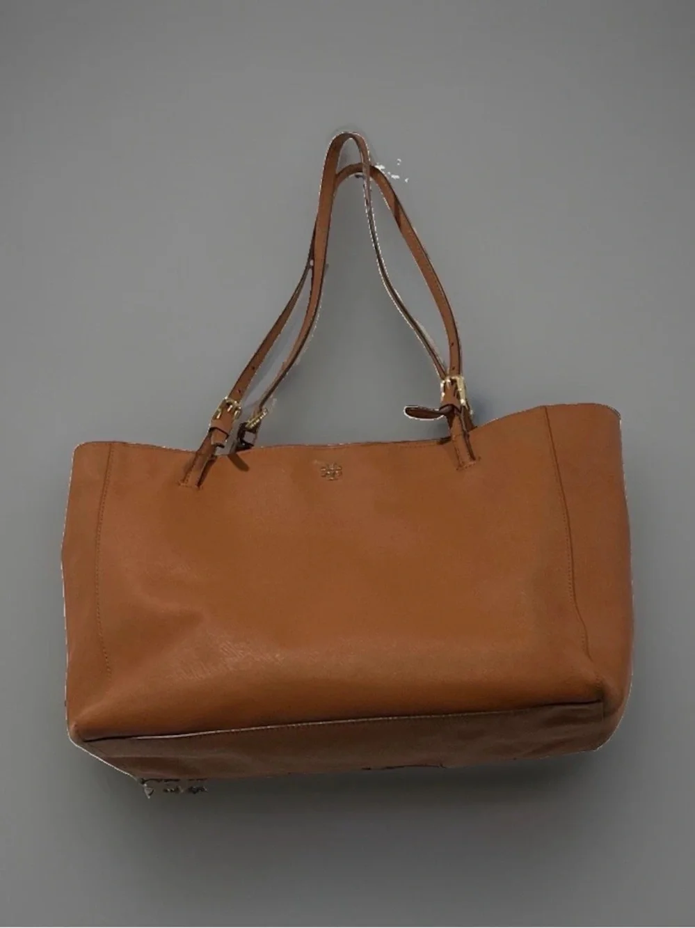 Tory Burch Brown Leather Tote Bag